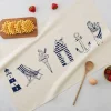 Victoria Eggs Nautical Beachscape Tea Towel