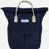 Kind Bag London Navy Hackney Medium Backpack