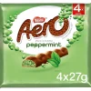 Tea & Biscuits Nestle Aero Peppermint Chocolate Bar -- Pack of 4 (4x27g)