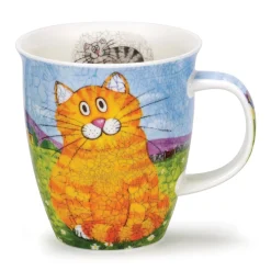 Dunoon Nevis Happy Cat Mugs