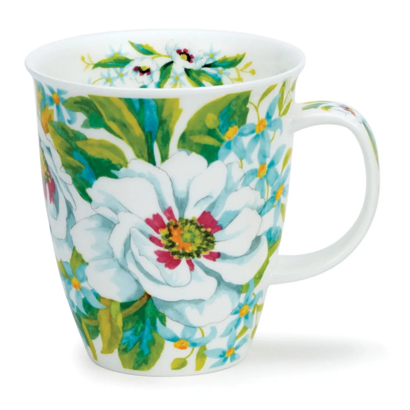 Dunoon Nevis White Anemones Mugs