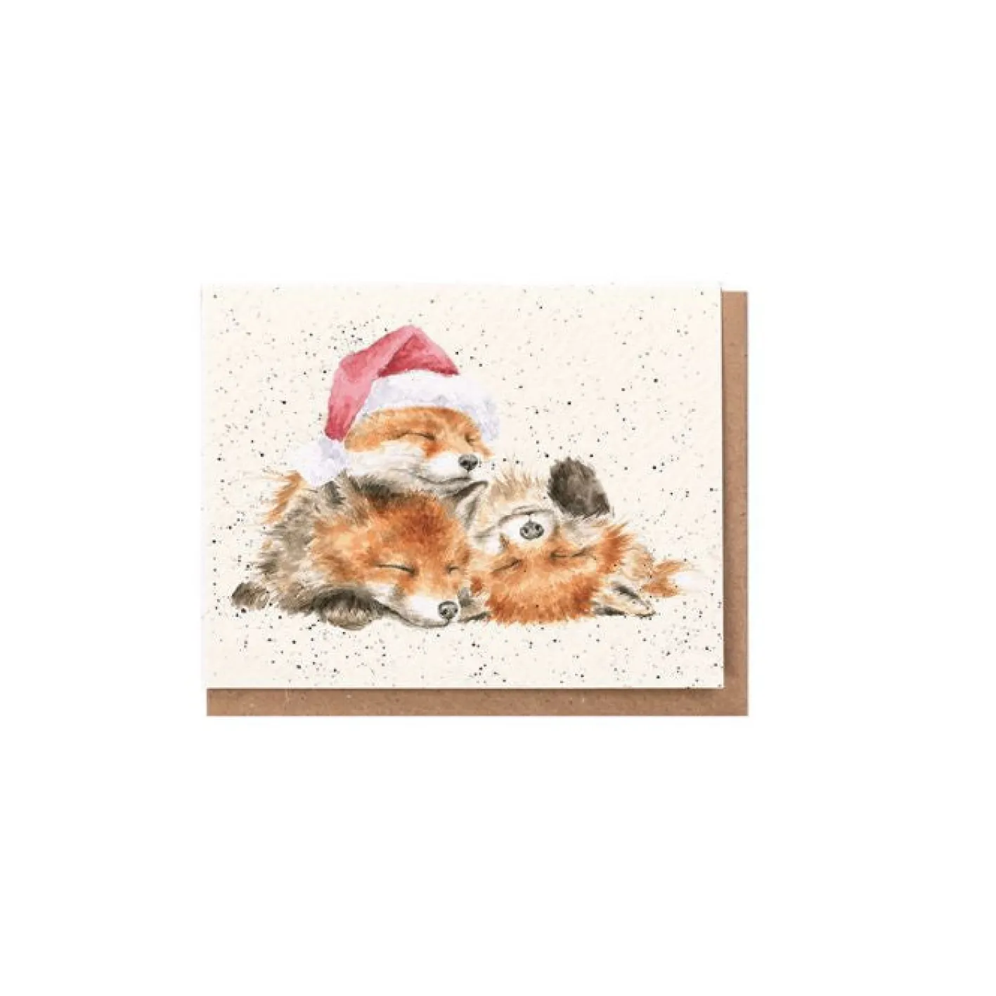 Wrendale Designs 'Night Before Christmas' Foxes Gift Enclosure Card