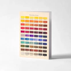 Roomytown Nomenclature of Colors Greetings Card