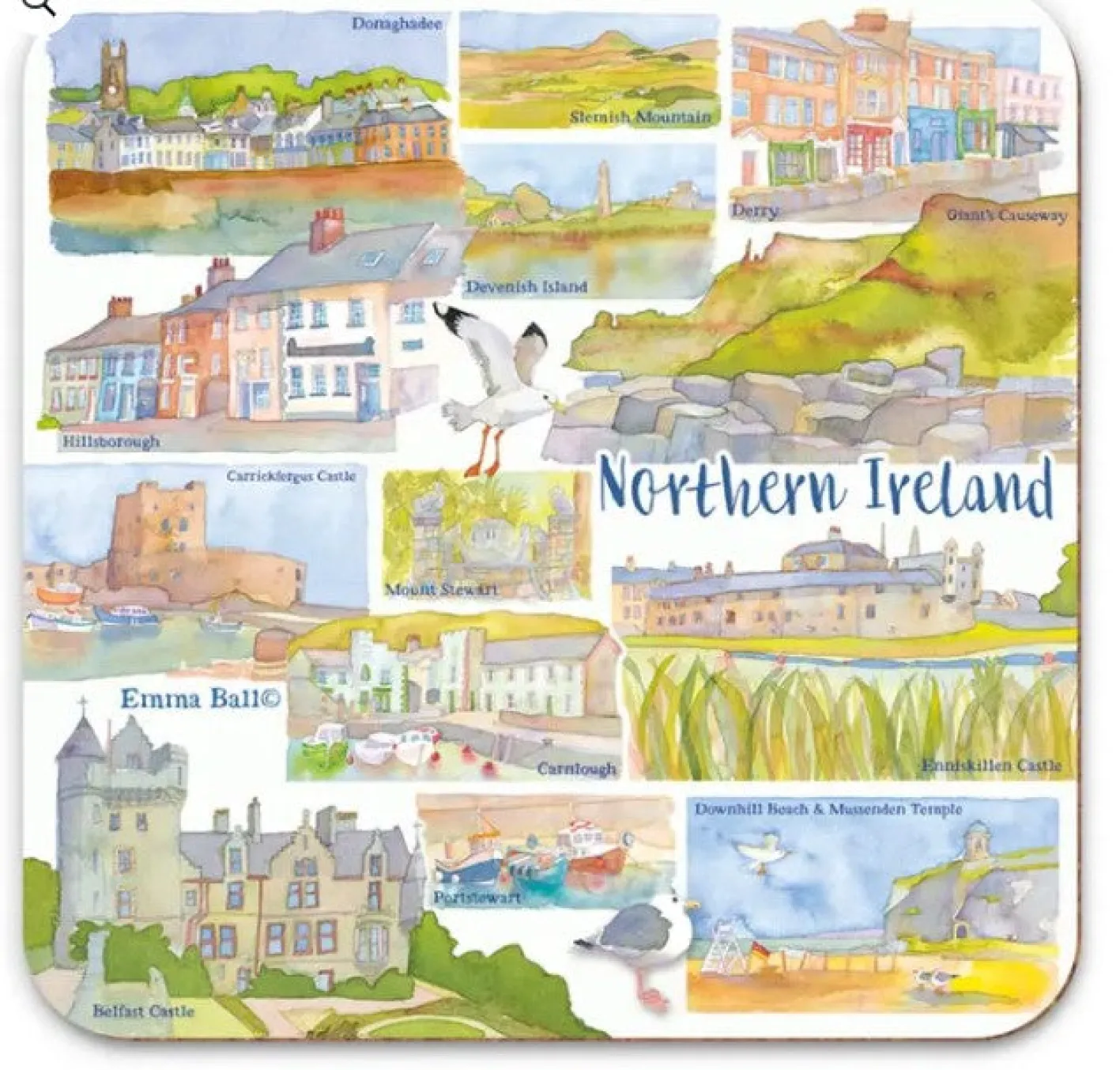 Emma Ball Northern Ireland Coaster