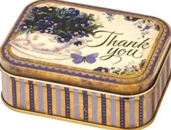 Elite Tins Nostalgia Thank You Small Rectangular Tin