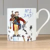 Mclaggan Smith Number One Dad Bone China Mug