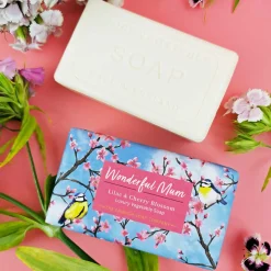 English Soap Company Occasions Lilac & Cherry Blossom Wonderful Mum Soap