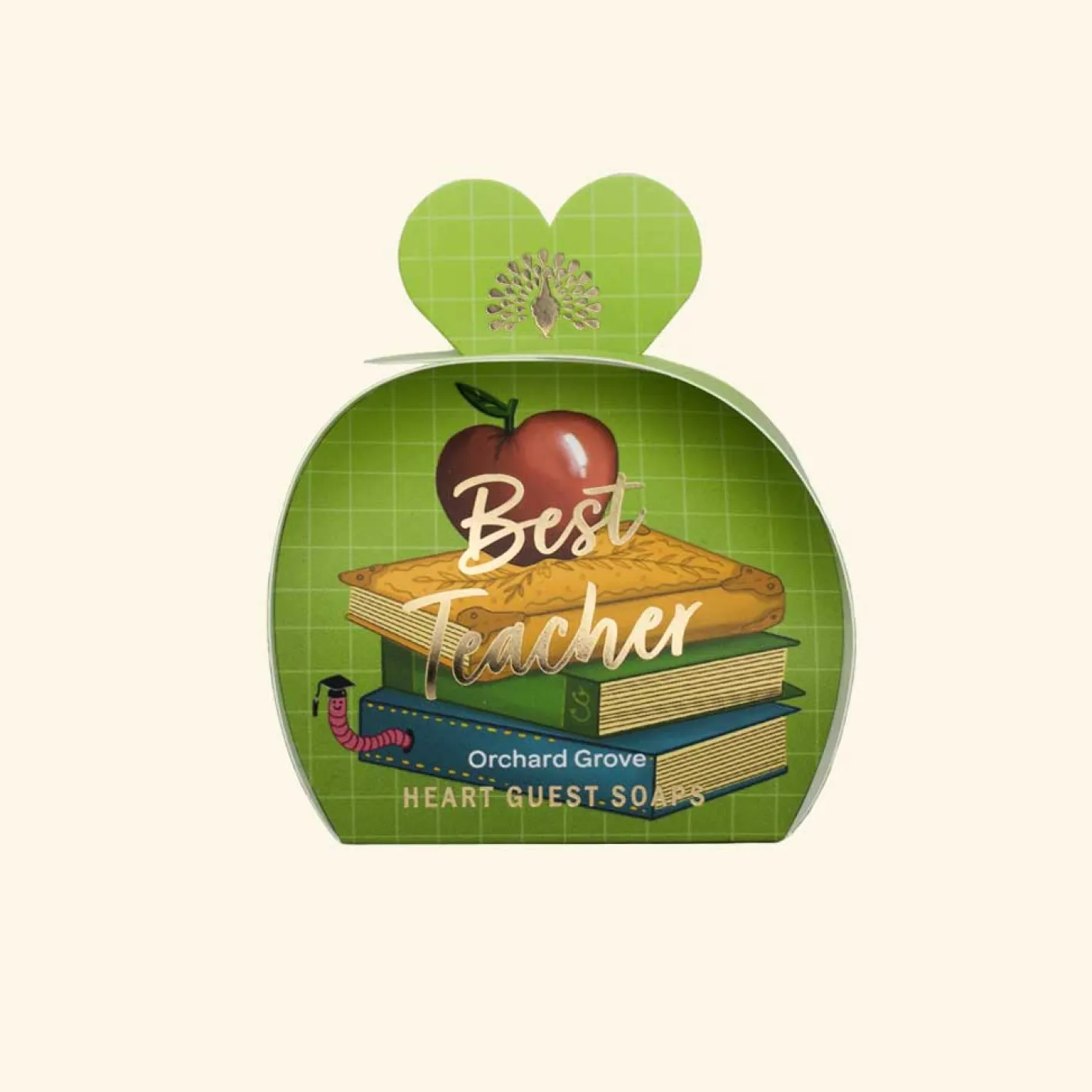 English Soap Company Occasions Orchard Grove Best Teacher Heart Guest Soaps