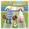 Emma Ball Off on Their Holidays Greetings Card
