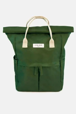 Kind Bag London Olive Green Hackney Medium Backpack
