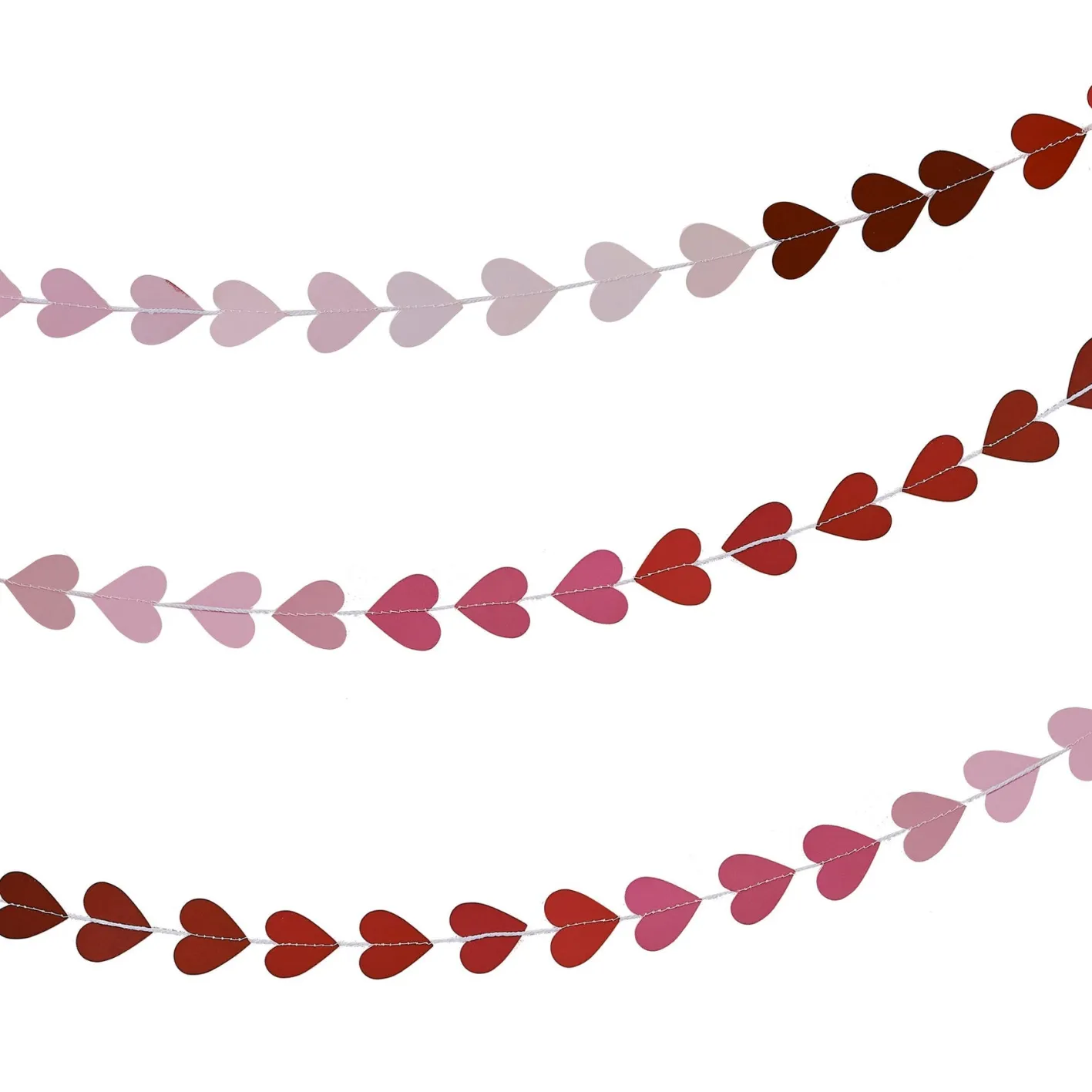 Ginger Ray Ombre Heart Valentine Garland