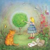 Moongazer Cards One Misty Summer Morning Greeting Card