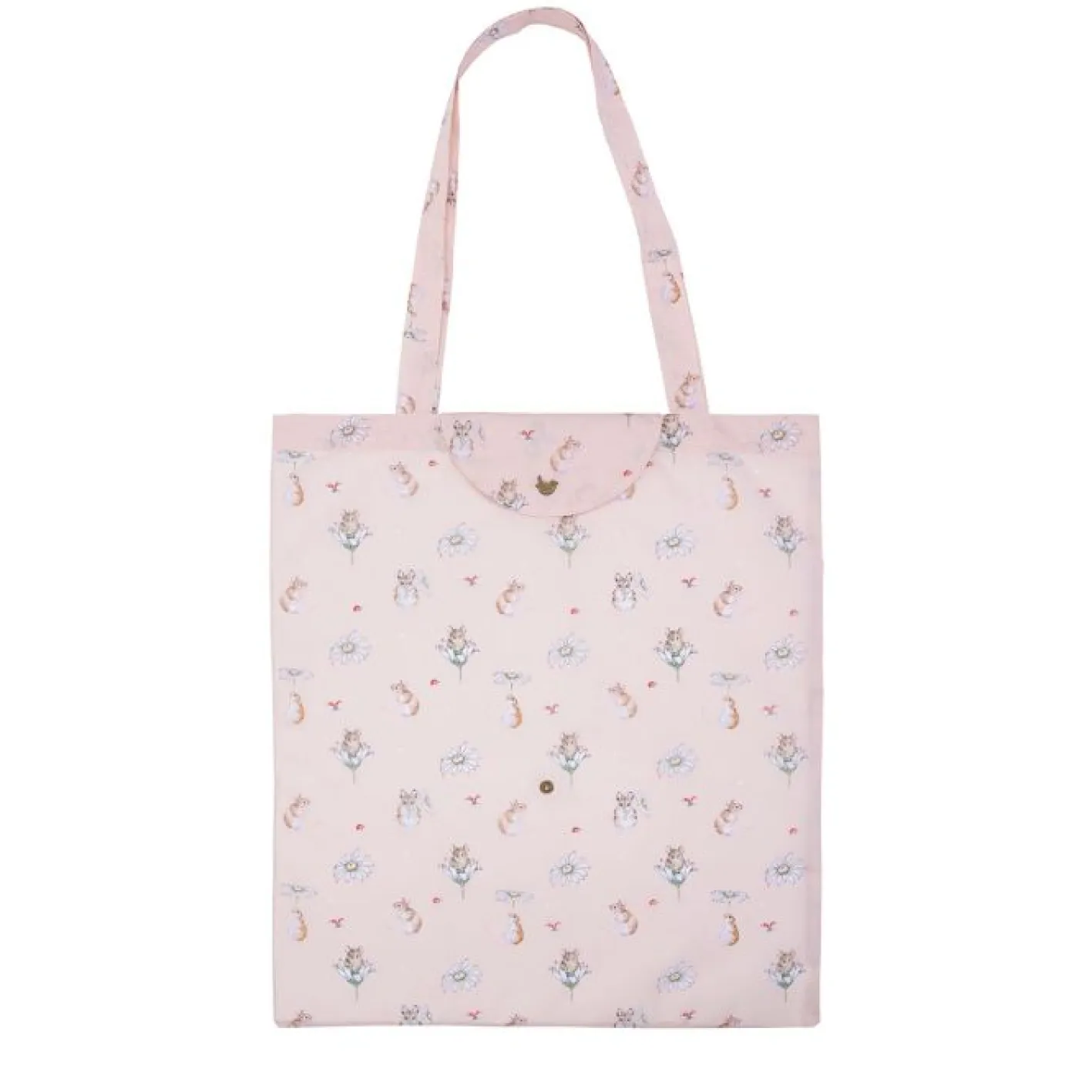 Wrendale Designs 'Oops A Daisy' Mouse Lightweight Foldable Shopping Bag