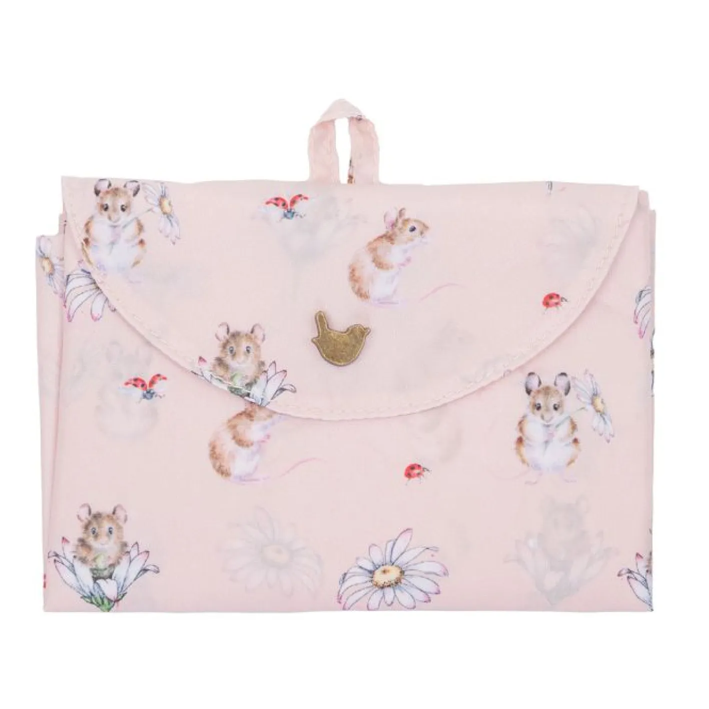 Wrendale Designs 'Oops A Daisy' Mouse Lightweight Foldable Shopping Bag