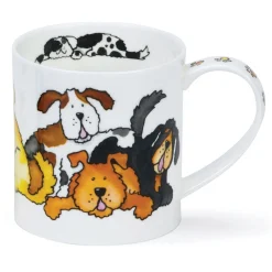 Dunoon Orkney Jumbled Dogs Mug