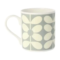Orla Kiely 60's Stem Duckegg Bone China Mug