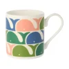 Orla Kiely Whale Pink Bone China Mug
