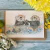 Jen Winnett Otis and Opal Blank Greetings Eco Card