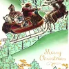 Madame Treacle Over the Trees Christmas Hanging Fandangle Card
