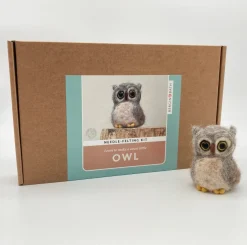 Bergin & Bath Owl Needle Felting Kit