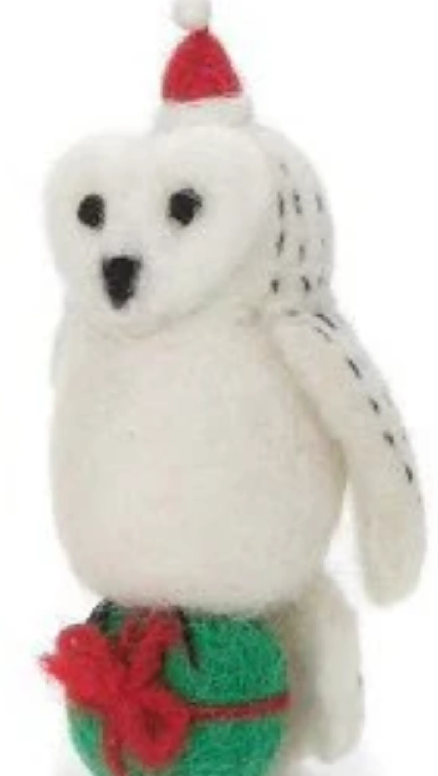 Amica Felt Owl with a Present Felt Decoration