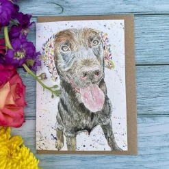 Jen Winnett Ozzy The Labrador Eco-Card