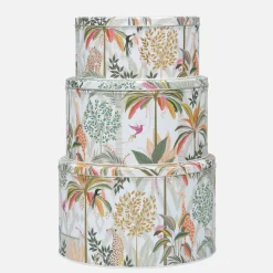 Sara Miller London Palm Garden Set of 3 Round Cake Tins