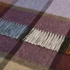 Bronte Moon Pateley Damson Check Merino Lambswool Throw