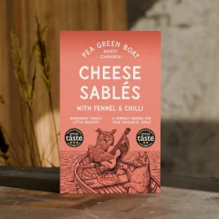 Shortbread House of Edinburgh Pea Green Boat Bakery Cheese Sablés with Fennel & Chilli