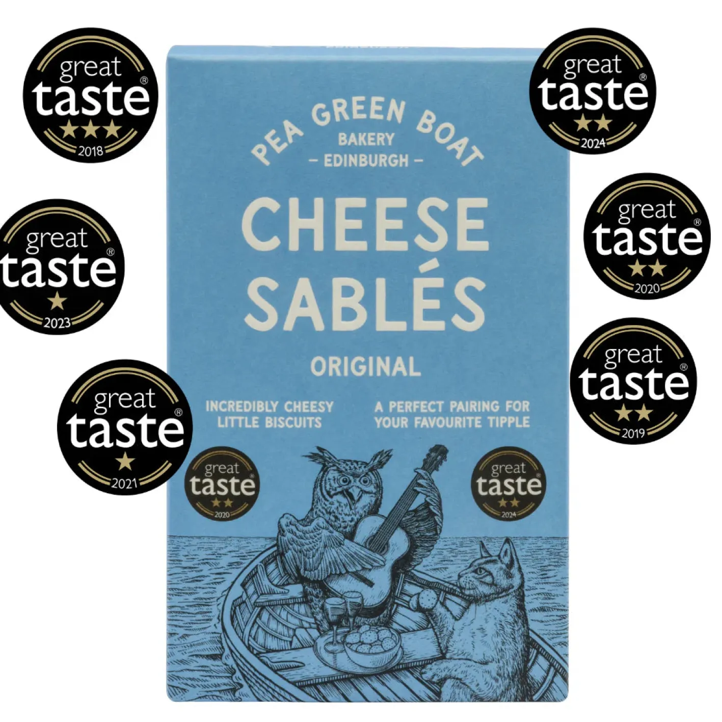 Shortbread House of Edinburgh Pea Green Boat Bakery Original Recipe Cheese Sablés