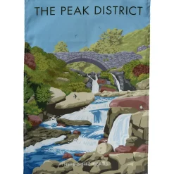 Town Towels Peak District - Three Shire Heads Tea Towel