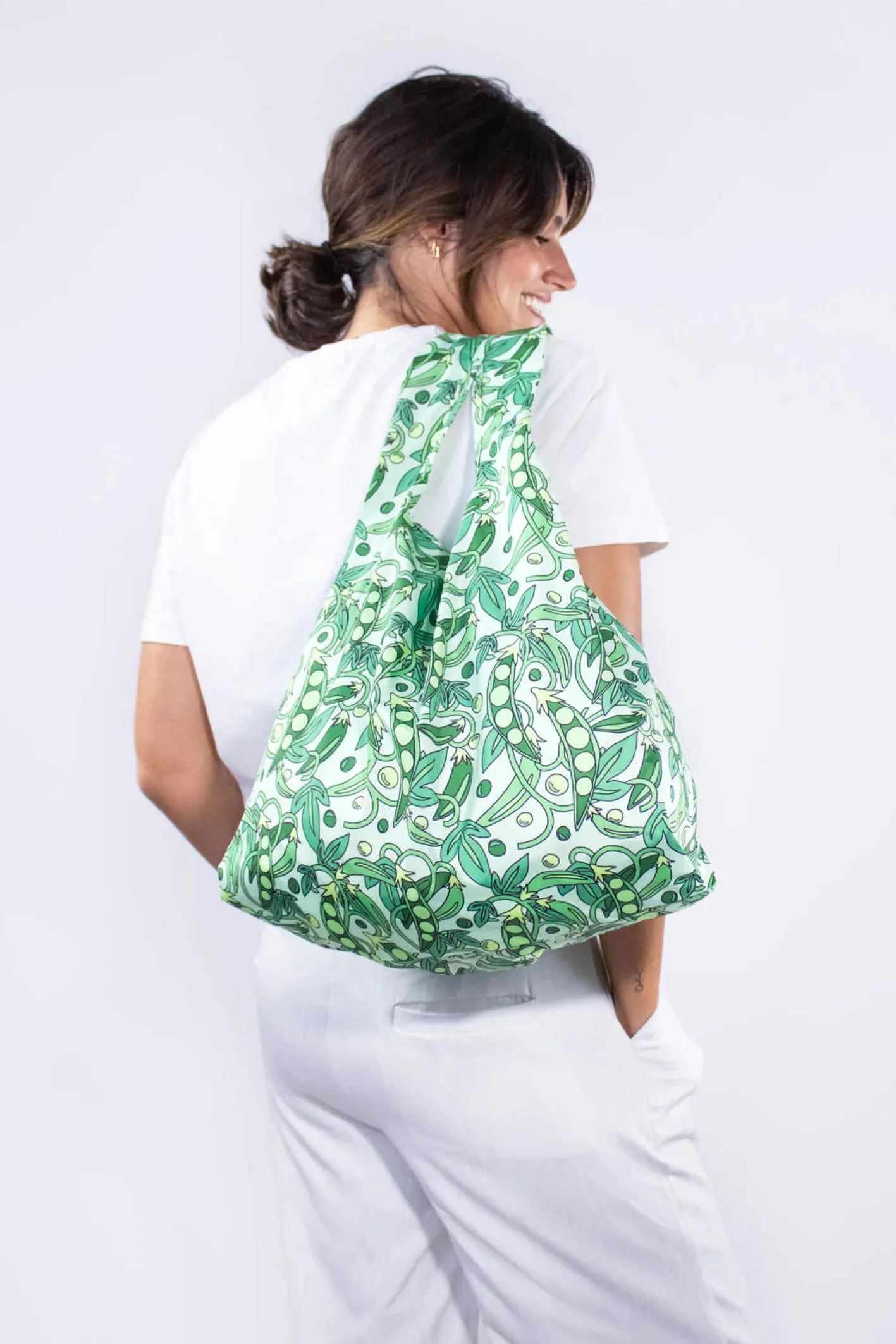 Kind Bag London Peas Medium Reusable Bag