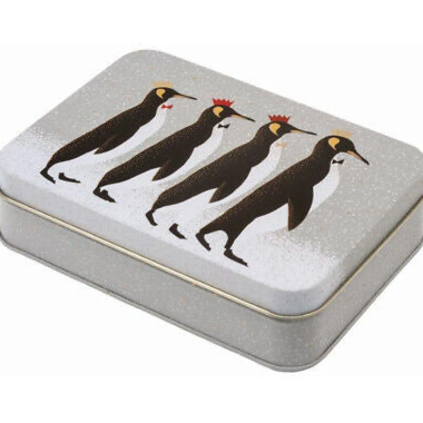 Sara Miller London Penguin Small Rectangular Tin