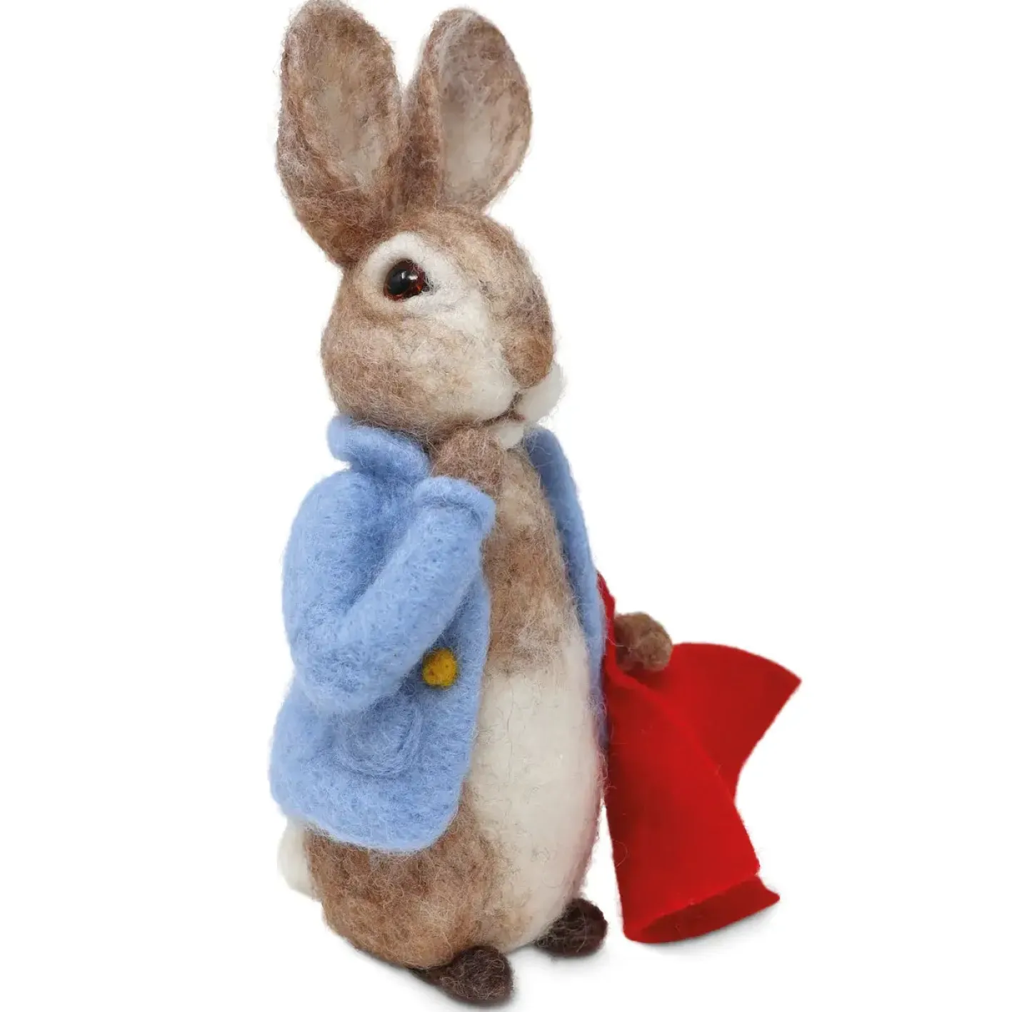The Crafty Kit Co. Peter Rabbit and his Pocket Handkerchief Needle Felting Craft Kit