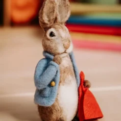 The Crafty Kit Co. Peter Rabbit and his Pocket Handkerchief Needle Felting Craft Kit