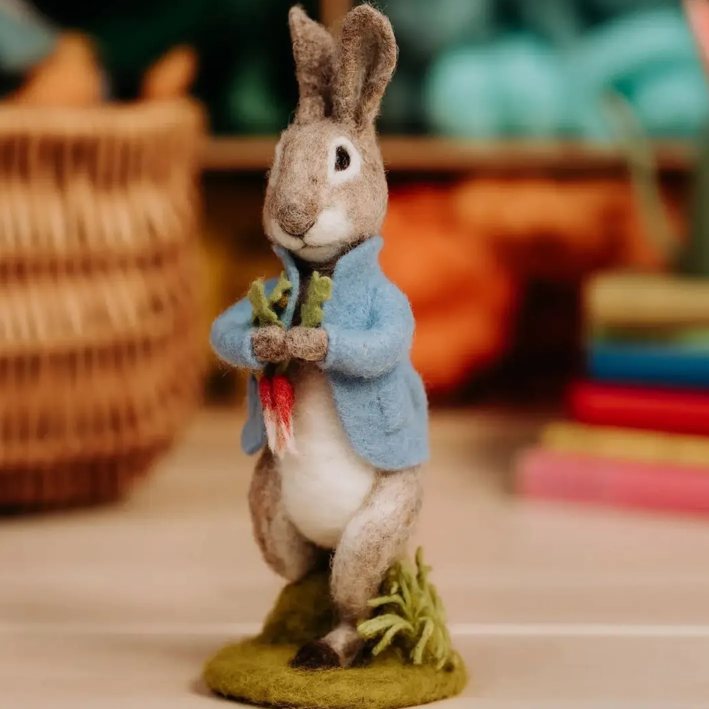 The Crafty Kit Co. Peter Rabbit and the Stolen Radishes Needle Felting Craft Kit