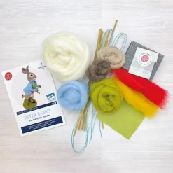 The Crafty Kit Co. Peter Rabbit and the Stolen Radishes Needle Felting Craft Kit