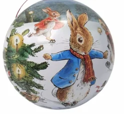 Elite Tins Peter Rabbit Christmas Tin Baubles