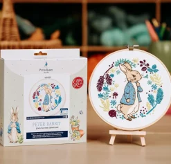 The Crafty Kit Co. Peter Rabbit Plans His Next Adventure Embroidery Kit