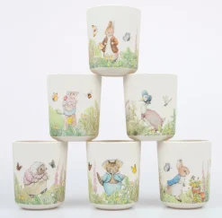 Meri Meri Peter Rabbit Reusable Cups - Set of 6