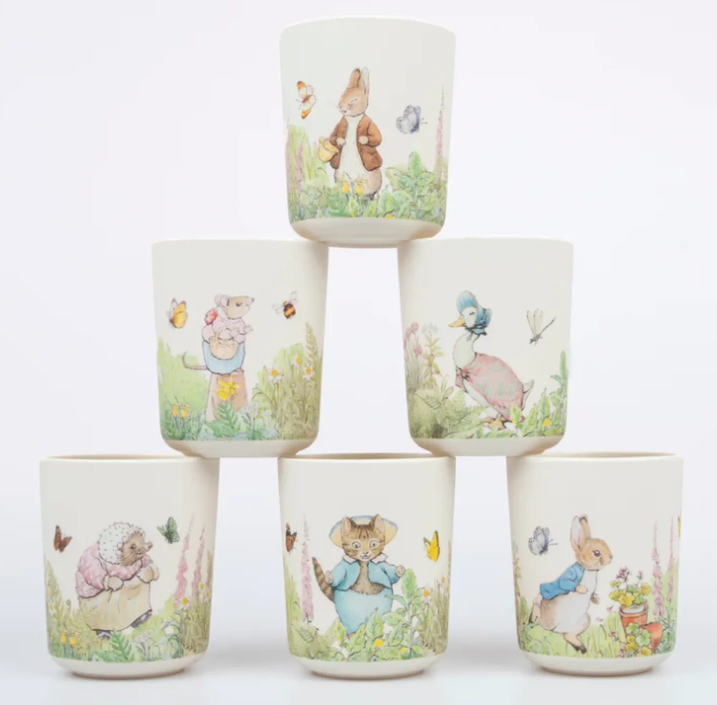 Meri Meri Peter Rabbit Reusable Cups - Set of 6