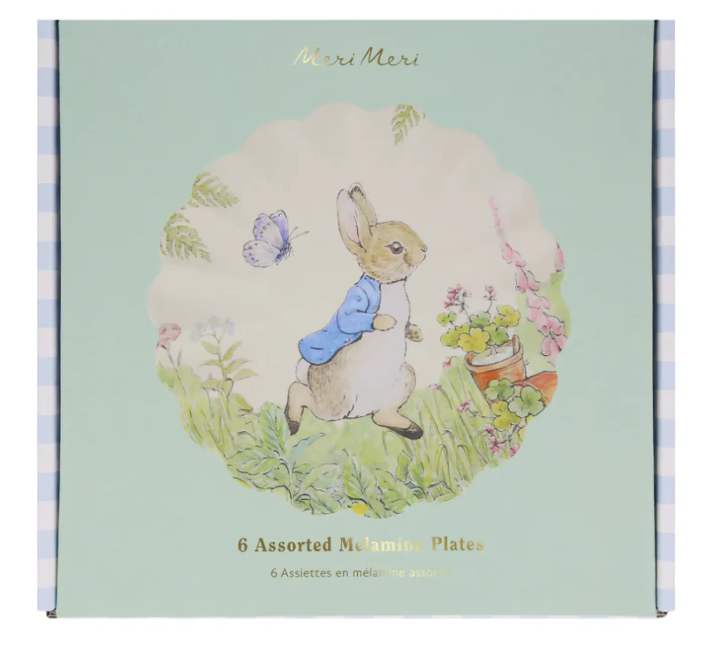 Meri Meri Peter Rabbit Reusable Small Plates - Set of 6