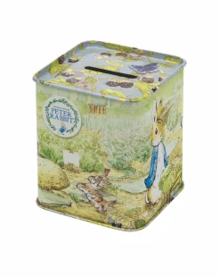 Elite Tins Peter Rabbit Square Tin Money Box