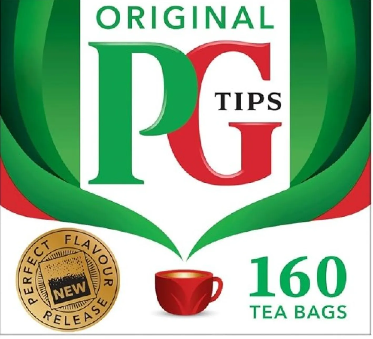 Tea & Biscuits PG Black Non-Pyramid Teabags, 160ct