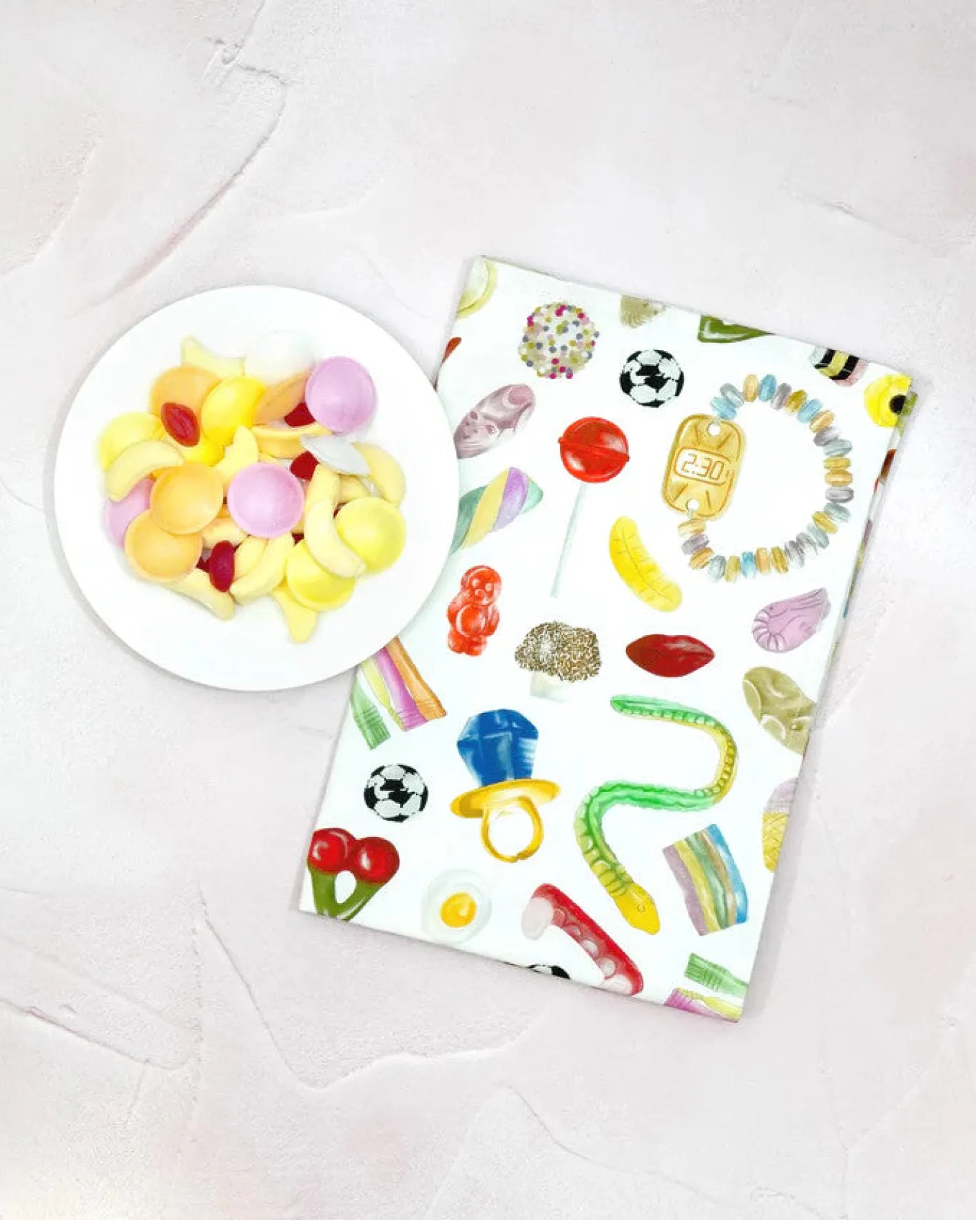 Corinne Alexander Pick & Mix Tea Towel by