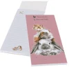 Wrendale Designs 'Piggy in the Middle' Guinea Pig and Rabbit Shopping List Pad