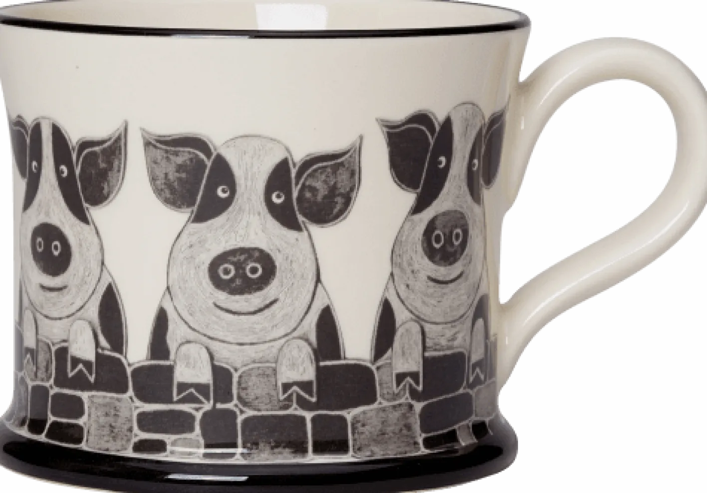 Moorland Pottery Pig Mug by