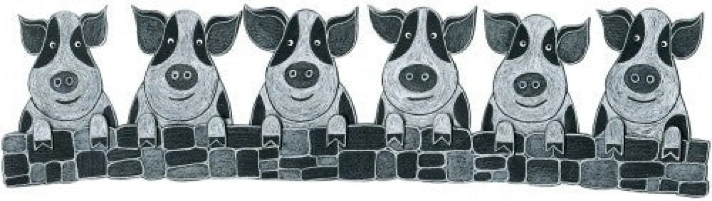 Moorland Pottery Pig Mug by