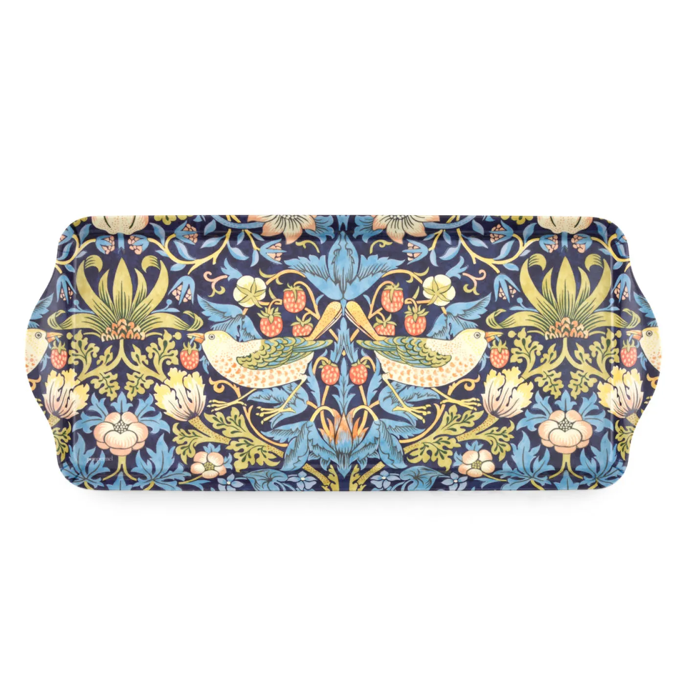Spode Pimpernel Strawberry Thief Blue Melamine Sandwich Tray