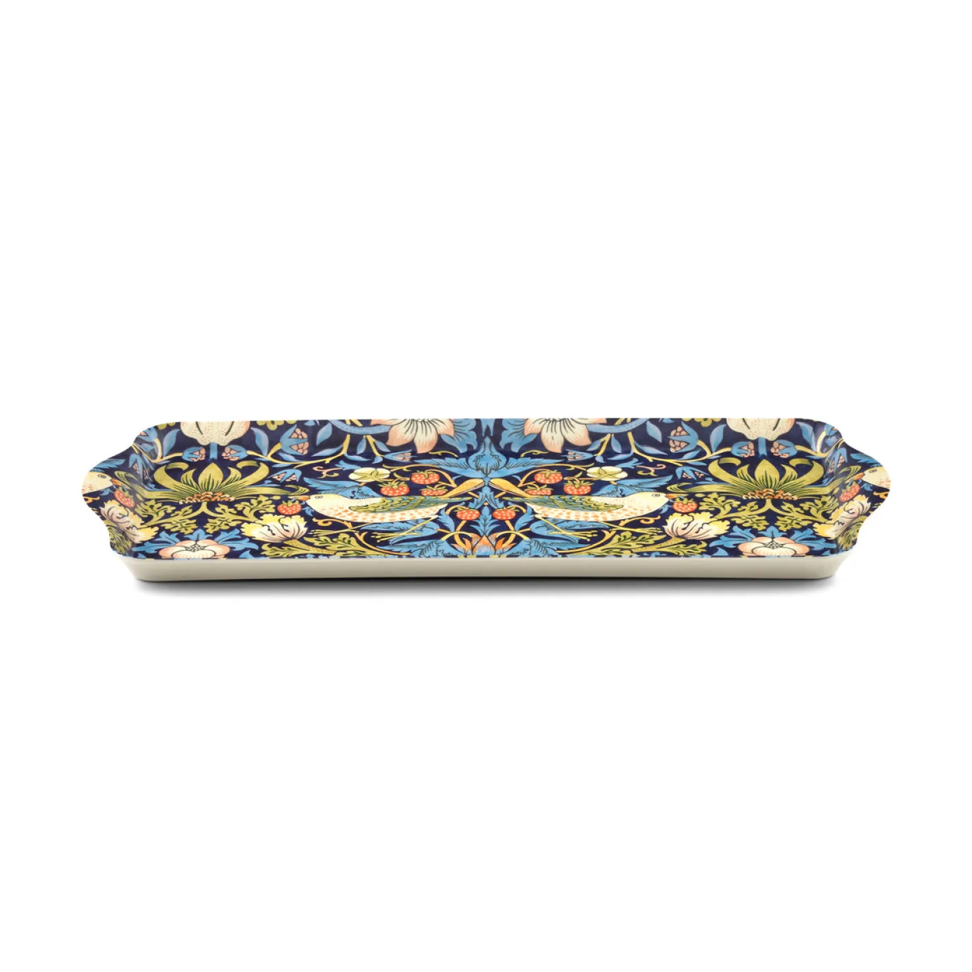 Spode Pimpernel Strawberry Thief Blue Melamine Sandwich Tray